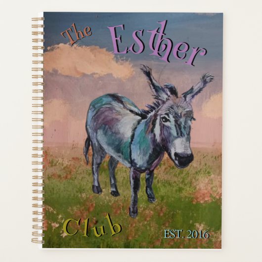 DE ESTHER CLUB PLANNER (Voorkant)