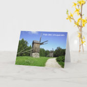 De Estlandse Kaart van de Verjaardag/Estland (Gele Bloem)