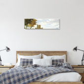 De estuarium met een kasteel canvas afdruk (Insitu (Slaapkamer))