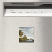 De estuarium met een kasteel magneet (Insitu (Vaatwasser))