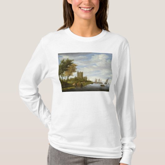 De estuarium met een kasteel t-shirt (Voorkant)