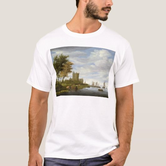 De estuarium met een kasteel t-shirt (Voorkant)