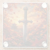 De Eternal Blade Saga Glazen Onderzetter (Achterkant)