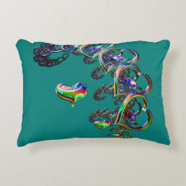 De etherische cascade van harten accent kussen