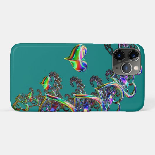 De etherische cascade van harten Case-Mate iPhone case (Achterkant (horizontaal))