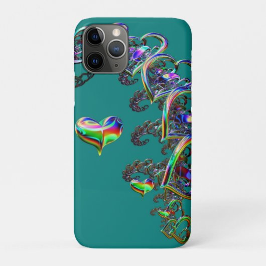 De etherische cascade van harten Case-Mate iPhone case (Achterkant)