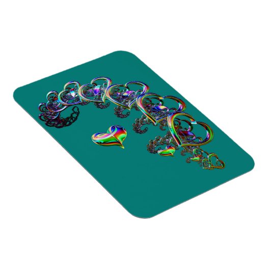 De etherische cascade van harten magneet (Rechterzijde)