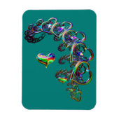 De etherische cascade van harten magneet (Verticaal)