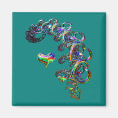 De etherische cascade van harten magneet (Voorkant)