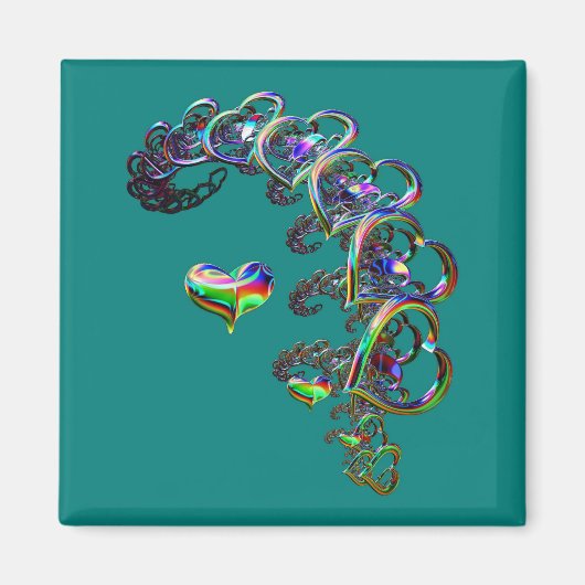 De etherische cascade van harten magneet (Voorkant)