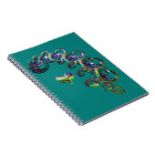 De etherische cascade van harten notitieboek (Rechterzijde)