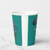 De etherische cascade van harten papieren bekers (Links)