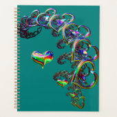 De etherische cascade van harten planner (Voorkant)