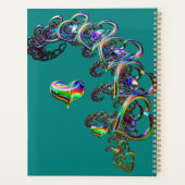 De etherische cascade van harten planner (Achterkant)