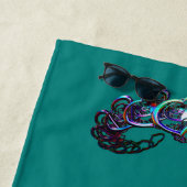 De etherische cascade van harten strandlaken (In situ)