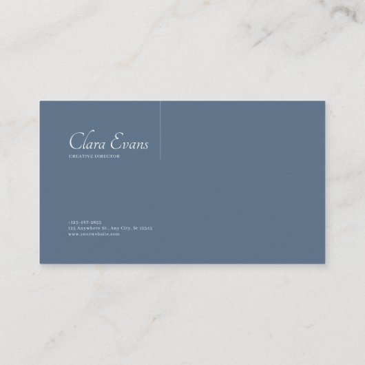 De etherische kosmische energie wervelt visitekaartje (Achterkant)