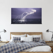 De etherische vlucht van de oceaangeest canvas afdruk (Insitu (Slaapkamer))
