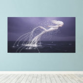 De etherische vlucht van de oceaangeest canvas afdruk (Insitu (Houten vloer))