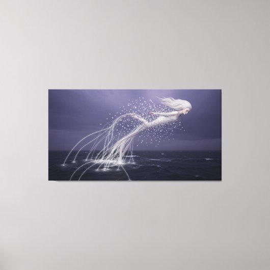 De etherische vlucht van de oceaangeest canvas afdruk (Voorkant)
