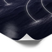 De etherische vlucht van de oceaangeest perfect poster (Hoek)