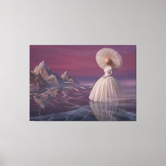 De Ethische Reiziger: Surrealistische Avant-Garde Canvas Afdruk