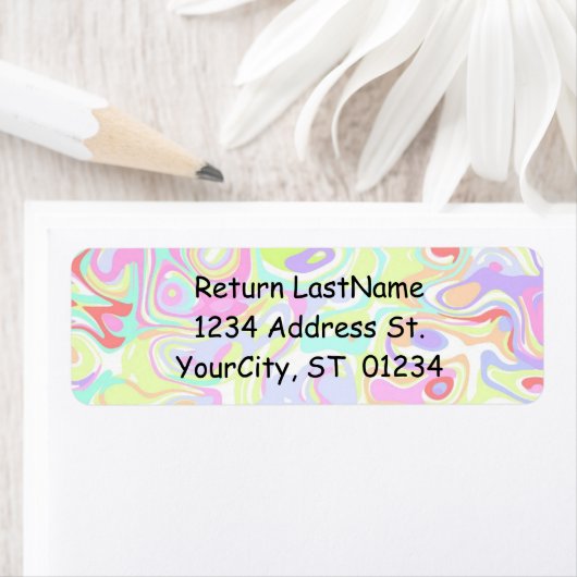 De Etiketten van Confetti met de Sjabloon van het  (Insitu)