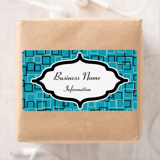 De Etiketten van de Douane van de Turquoise van de (Insitu)