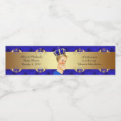 De Etiketten van de waterfles, het baby shower van (Enkel label)