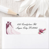 De Etiketten van het Adres van de Bride en van de  (Insitu)