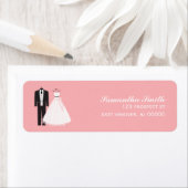 De Etiketten van het Adres van de Bride en van de  (Insitu)