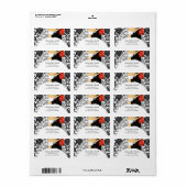 De Etiketten van het Adres van de Bride en van de  (Full Sheet)