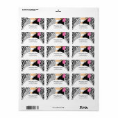 De Etiketten van het Adres van de Bride en van de  (Full Sheet)