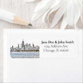 De Etiketten van het Adres van de Kabeljauw van Ch (Insitu)