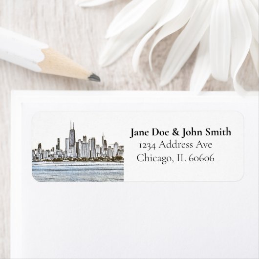 De Etiketten van het Adres van de Kabeljauw van Ch (Insitu)