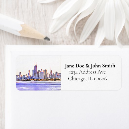 De Etiketten van het Adres van de Kabeljauw van Ch (Insitu)