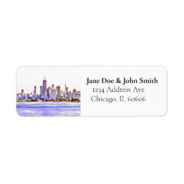 De Etiketten van het Adres van de Kabeljauw van Ch