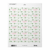 De Etiketten van het Adres van de Kerst met Holly (Full Sheet)