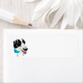 De Etiketten van het Adres van de terugkeer met Ge (Insitu)