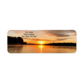 De Etiketten van het Adres van de terugkeer op een (Voorkant)