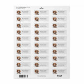 De Etiketten van het Adres van de Terugkeer van Be (Full Sheet)