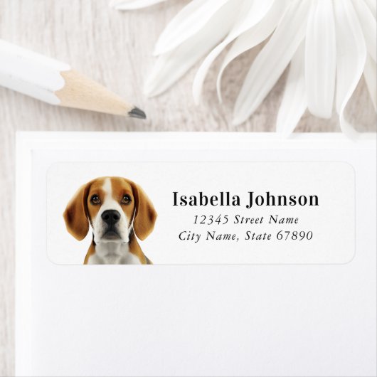 De Etiketten van het Adres van de Terugkeer van Be (Insitu)