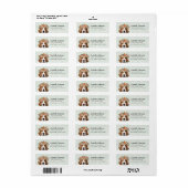 De Etiketten van het Adres van de Terugkeer van Be (Full Sheet)