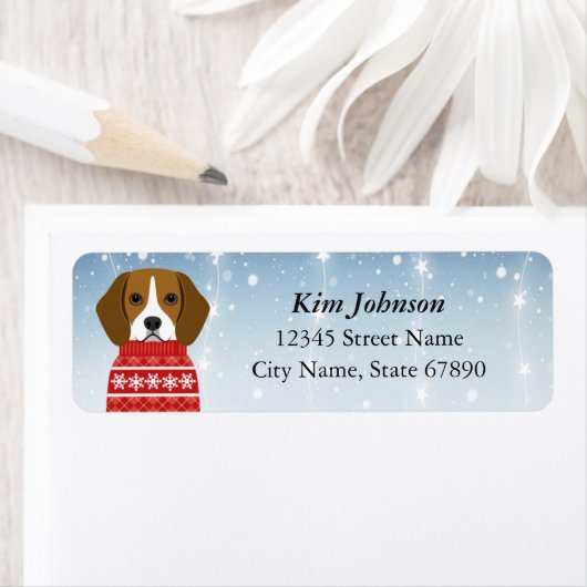 De Etiketten van het Adres van de Terugkeer van Be (Insitu)