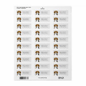 De Etiketten van het Adres van de Terugkeer van Be (Full Sheet)