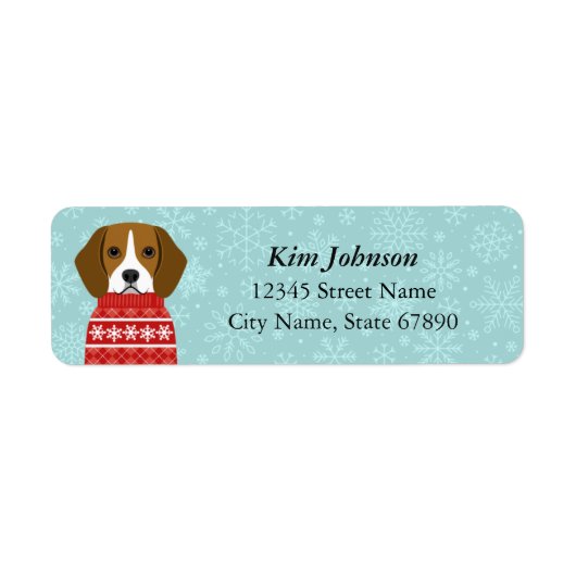 De Etiketten van het Adres van de Terugkeer van Be (Voorkant)