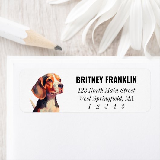 De Etiketten van het Adres van de Terugkeer van Be (Insitu)