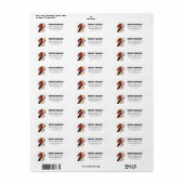 De Etiketten van het Adres van de Terugkeer van Be (Full Sheet)