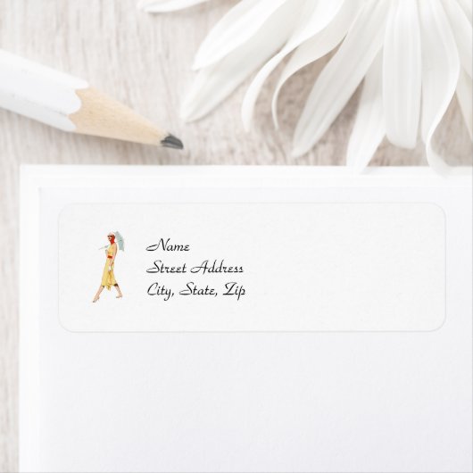 De  Etiketten van het Adres van de Terugkeer van d (Insitu)