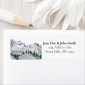 De etiketten van het Adres van de Terugkeer van de (Insitu)