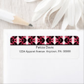 De etiketten van het Adres van de Terugkeer van he (Insitu)